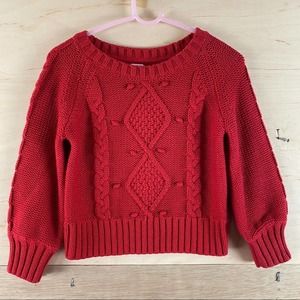 Baby Gap Red Knit Sweater